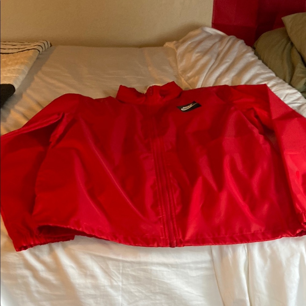 Men’s Red Nike Windbreaker Jacket